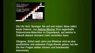 PowerBusinessSystem   Das absolut komplette System mit regelmäßige GRATIS Live Webinare