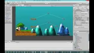 Creating 2D Games in Unity 4.5 #7 - Character Controller #3 - Fixing our Platforms