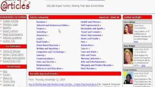 Where Is The Best Place to Submit Your Articles?