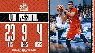 Von Pessumal Highlights [ Brgy. Ginebra vs NLEX | July 30, 2023 ]