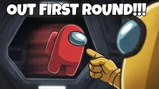 Epic Round 1 Win in Among Us!