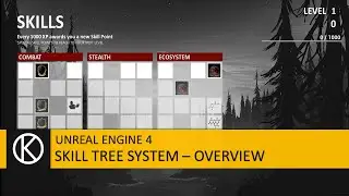Unreal Engine 4 - SkillTree System - Overview