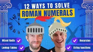 12 ways to Convert Arabic Numbers to Roman Numerals