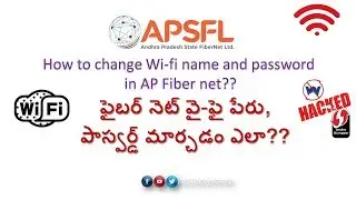 How to change WiFi name and password and tips  in AP Fibernet