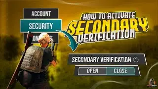 HOW TO GET SECONDARY VERIFICATION IN PUBG MOBILE (2024)