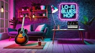 Lo Fi Blues Hop: Instrumental LoFi Hip Hop infused Blues guitar playlist for working