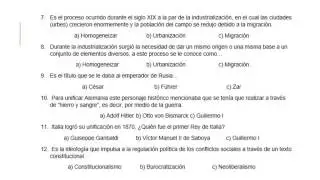 Guía de Estudio Bloque III. Historia Universal Segundo Grado