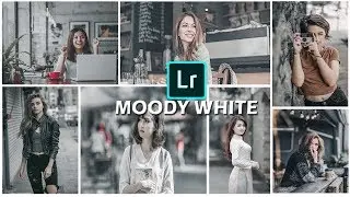 How To Edit Moody White Tone Lightroom Mobile | Tutorial