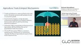 Seminarios CIO. Behzad Hezarkhani. Global Agricultural Supply Chains under Tariff Rate Quotas