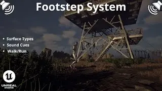 Create a Dynamic Footstep system in Unreal Engine 5