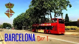 ПОЕЗДКА В БАРСЕЛОНУ - День 1 // MONTJUIC // GLORIA // PLACA DE ESPANA