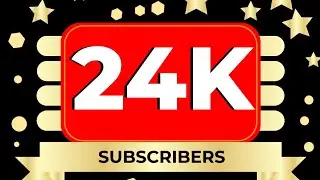 24k subscribers 🥳✅!!