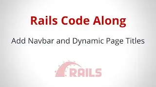 Add Navbar and Dynamic Page Titles