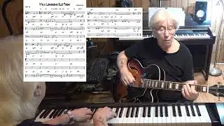 It's a Lonesome Old Town ( TvdH ) - Jazz guitar & piano cover ( Charles Kisco )