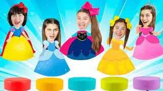 Five Little Princesses Jumping On The Bed | Kids Songs Rhyme