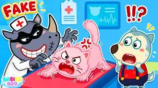 Wolfoo, Run! 🏃‍♂️ FAKE Vet Is Coming! | Safety Song for Kids | BabiesBoo