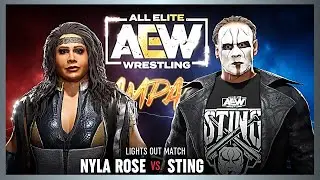 AEW Fight Forever • NYLA ROSE vs STING