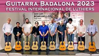 International Luthier Festival Guitarra Badalona 2023 - Tribute to José Luis Romanillos