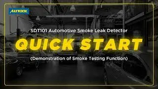 AUTOOL Quick Guide of Smoke Leak Detector SDT101
