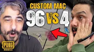 KOZMİK KARINCA İLE 96 VS 4 !! HERKES BİZE KARŞI !! ÇILGINLAR GİBİ GHOSTLANIYORUZ !! - PUBG Mobile