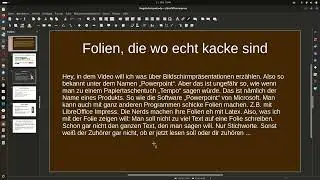 Bildschirmpräsentationen mit LibreOffice - Gestaltungsregeln und Masterfolie