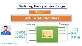 Digital Lecture 35 : Decoders || 2-4 ||  3-8 Decoders ||  Applications ||