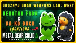Groznyj Grad Weapons Lab: West - Kerotan Frog & Ga-Ko Duck Locations - Metal Gear Solid Delta