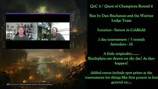 List Review Show - Quest of Champions 4 run by The Warrior Lodge
