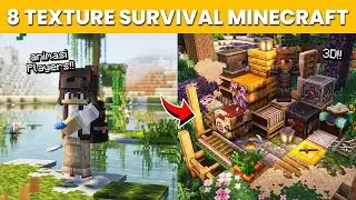8 TEXTURE PACK MINECRAFT KEREN UNTUK SURVIVAL 1.20/1.21