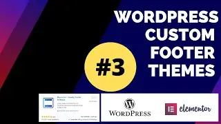 Best Custom Footer Wordpress Theme Whit Elementor Free Version | Membuat Footer Dgn Elementor Free
