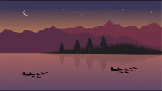 Coreldraw x7 Tutorial - Beautiful Evening Background Design by Graphics Designs