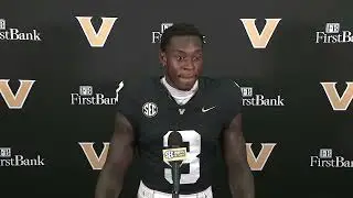 Vandy Football - Quincy Skinner Jr. Postgame Interview vs. Virginia Tech