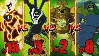 Кто самый сильный пришелец в Ben 10? Рейтинг всех 70 пришельцев от слабейшего к сильнейшему!