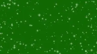 Green Screen Particles star effects Background Star Effects