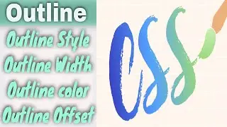 Outline in CSS (Width - Style - Color - Offset) | How to remove outline from input? | CSS Tutorial