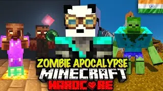 I Survived 100 Days as Indian Engineer in Zombie Apocalypse in Minecraft (hindi)