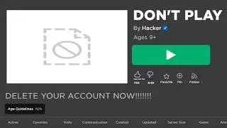 DO NOT PLAY THESE ROBLOX GAMES... (Crosswoods)