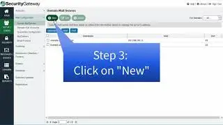 Security Gateway for Email - Administration - Adding a Mail Server