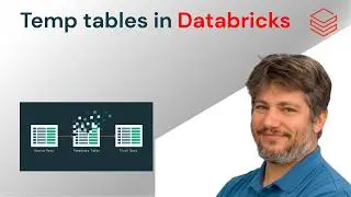 Getting started with temporary tables in Databricks SQL