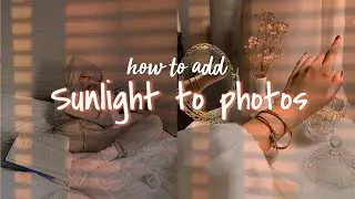 how to add sunlight to photos // underrated app