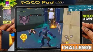 🔥POCO Pad 5G PUBG TEST || DON'T BUY!🔥Eriangle 120fps💥POCO Pad 5G PUBG (BGMI) TEST