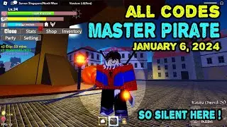All Codes Active Master Pirate Roblox, January 6,2024