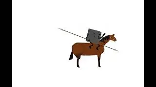 Horseback animation test