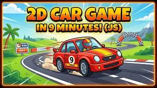 🚗 2D Car Racing Game in JavaScript | Full Tutorial + Source Code + PDF 🔥