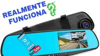Espejo con camara de reversa y dvr - video solo demostrativo.