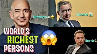 3 Richest Persons 🌎 2024😱
