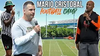 Mario Cristobal Speech, Jason Taylor Coaching Philosophy & Hurricanes at Miami 7-on-7 Camp