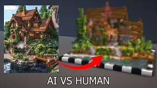 I Tried Building An A.I. Generated House In Minecraft...