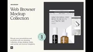 Download Web Browser Mockup Collection Stock Graphics
