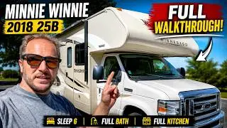 Outdoorsy Minnie Winnie 2018 25B Walkthrough - Rent my RV - Learn how to use a Winnebago Motorhome